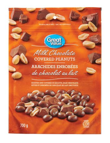 Great Value Milk Chocolate Covered Peanuts - Walmart.ca