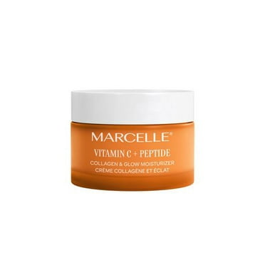 Marcelle Vitamin C + Peptide Collagen & Glow Day & Night Moisturizer, Brightening & Smoothing, 50 mL