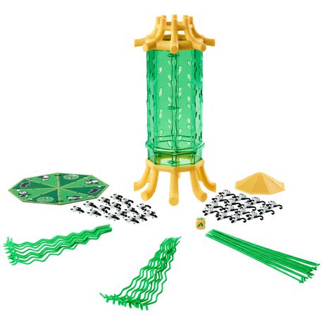 Kerplunk Pandas Kids Deluxe Game With Pagoda Tower, Bamboo Sticks & Toy Bears Multi