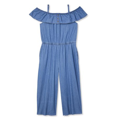 lil gal ruffle overlay jumpsuit reviews
