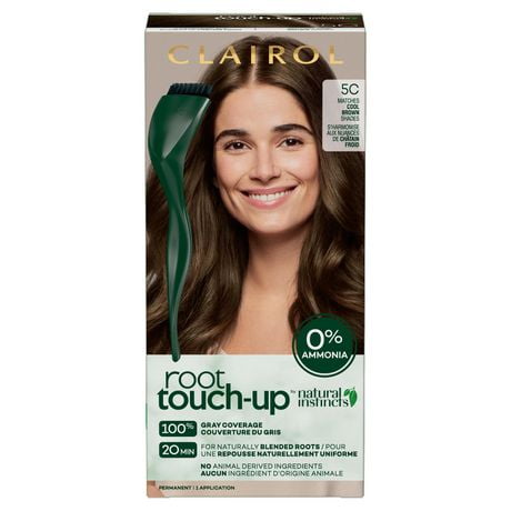 Coloration permanente Root Touch-Up by Natural Instincts Couverture Des Cheveux Gris À 100%