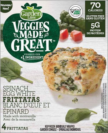 Garden Lites Spinach Egg White Frittatas Walmart Canada