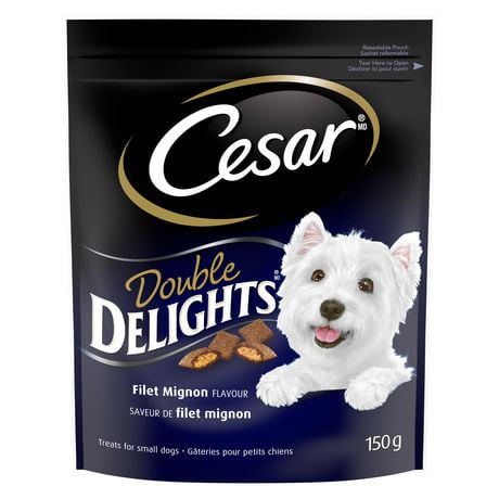 Cesar Double Delights Filet Mignon Flavour Dog Treats, 150g