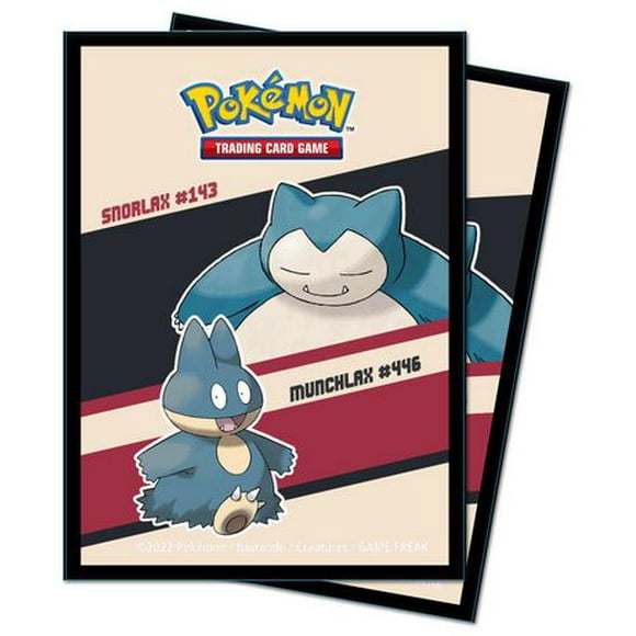 Ultra PRO Snorlax et Munchlax Standard Deck Protector Sleeves (65 comptes) pour Pokémon