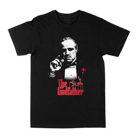 The Godfather Red Logo Short Sleeve Black T-Shirt Tee | Walmart Canada