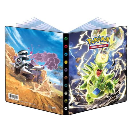 Ultra PRO Scarlet and Violet Tyranitar et Revavroom 4-Pocket Portfolio pour Pokémon