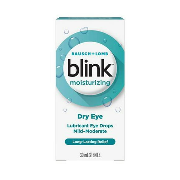 Blink Moisturizing Lubricant Eye Drops Value Pack, 30 mL