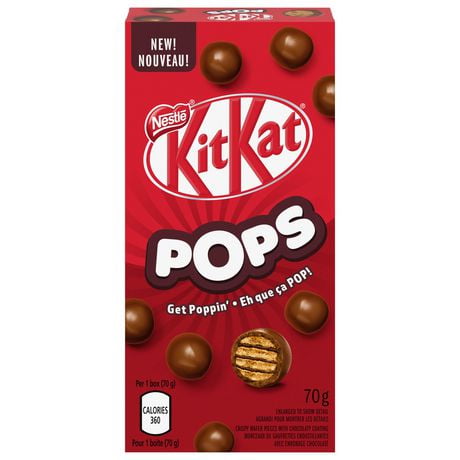 KITKAT POPS Milk Chocolaty Snacks Carton 70 g, KITKAT POPS Milk Chocolaty Snacks Carton 70 g