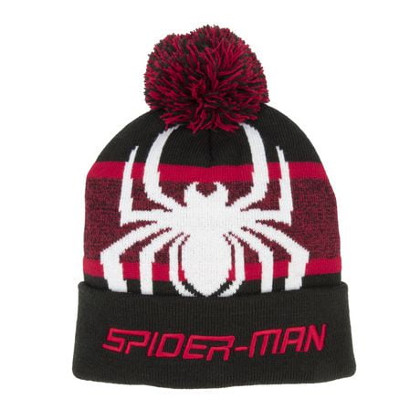 Marvel Spiderman Cuff Beanie With Pom - Walmart.ca