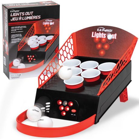 Ka-Pong jeu à lumières électronique Comprend 1 cible, 3 balles