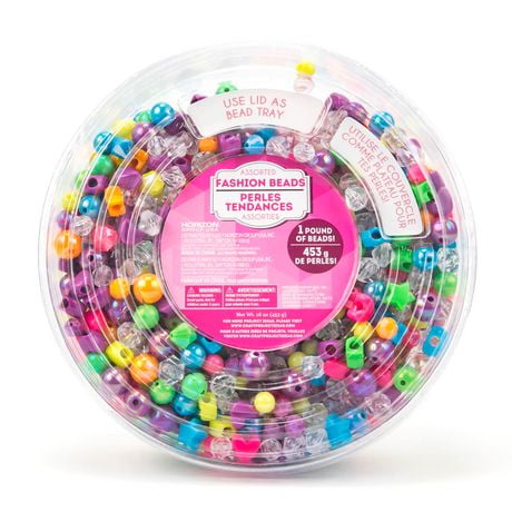 Assorted Fashion Bead Tub, Ages 6 years and up