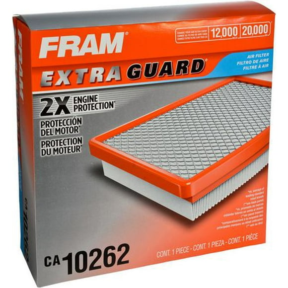 FRAM CA10262 Extra Guard Engine Air Filter, 20,000 km Air Filter