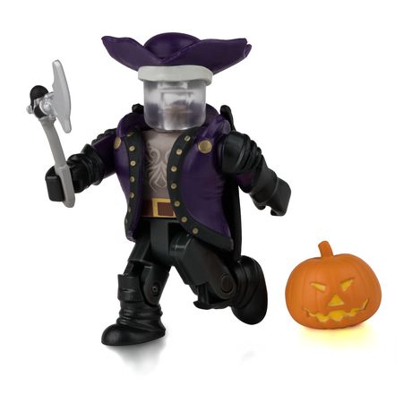 does the clear block of the roblox figure headless horseman come off