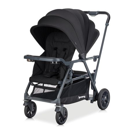 Black Melange JOOVY Caboose S Standard Baby Strollers 