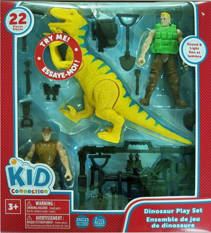 kid connection dinosaur playset walmart