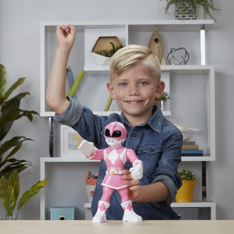 pink power ranger stuffed doll