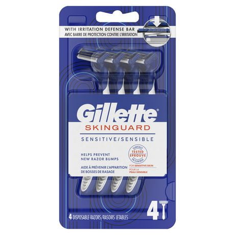 Gillette SkinGuard Disposable Razors for Men, 4CT