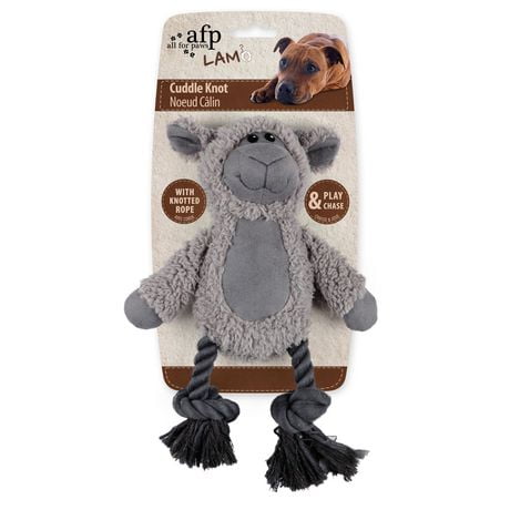 All For Paws Lamb Cuddle Knotted Rope