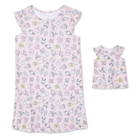 George Girls' Dolly and Me Nightshirt 2-Piece Set