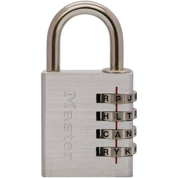 Master Lock Canada Master Lock Set-Your-Own Combination Luggage Padlocks #643DWD, 40mm, Letter Combination