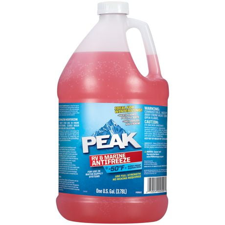 PEAK® RV & Marine Antigel Concentré, 3.78 Liters
