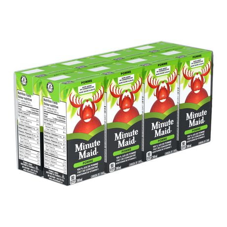 Minute Maid 100% Apple Juice From Concentrate 200mL carton, 8 pack ...