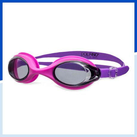 Dolfino Pro Fashion Youth Swim Goggle - Purple/Pink, Youth Swim Goggle