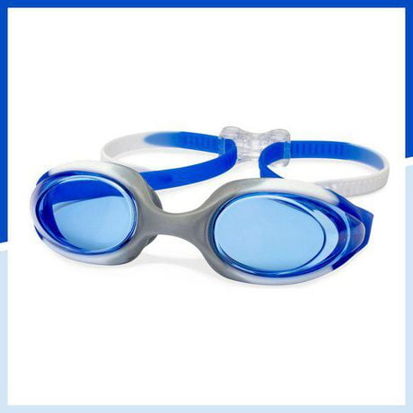 Dolfino Pro Ultrafit Youth Swim Goggle - Blue / White, Youth Swim Goggle