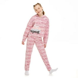 Justice Girls' Velour Fleece Pajamas 2-Piece Set 