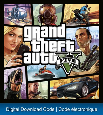 PS4 Grand Theft Auto V Digital Download  Walmart Canada