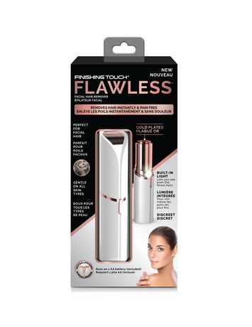 Finishing Touch Flawless Facial Hair Remover, White