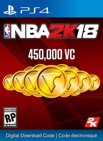 PS4 NBA 2K18 450,000 VC Digital Download | Walmart Canada