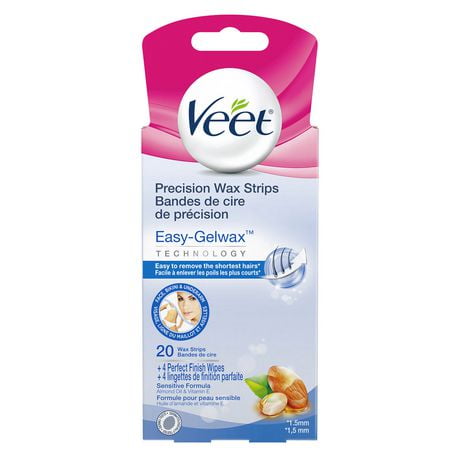 veet wax strips bikini underarm sensitive face walmart grip formula easy zoom