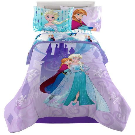 Disney Frozen Snowflakes Diamonds Twin Full Reversible Comforter