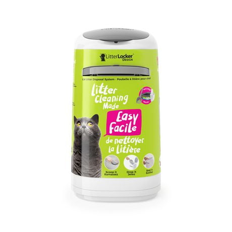 LitterLocker Cat Litter Disposal Pail System, Ultimate odour control pail