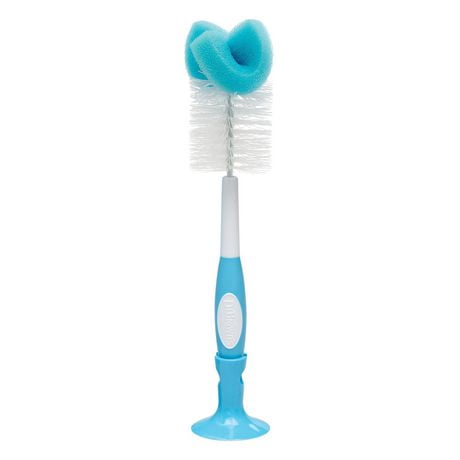 Dr. Brown's™ Baby Bottle Brush with Sponge and Scrubber - Blue