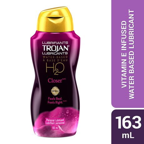Trojan H2O Closer Water-Based Personal Lubricant, 163 mL