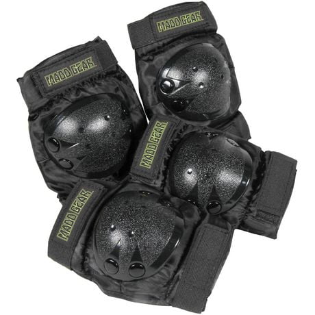 MADD GEAR Jr Elbow and Knee Pads Set, 5 & Up, Multi-Sport Protection