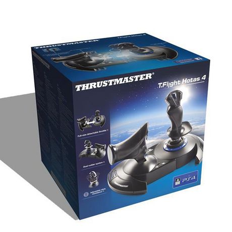 Thrustmaster T Flight Hotas 4 Official Joystick On Playstation 4 And Compatible With Pc Walmart Canada