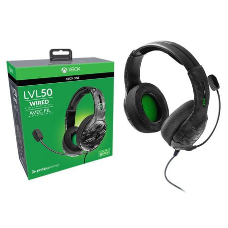 pdp gaming lvl50 wired stereo headset