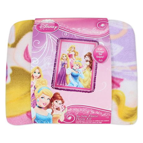 Disney Princess No Sew Throw Fleece Blanket Kit | Walmart Canada