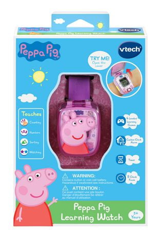 vtech peppa pig learning watch