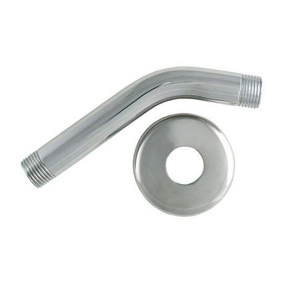 Shower Arm with Flange - Chrome Finish