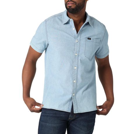 Lee Men's Short Sleeve Woven Shirt | Walmart Canada