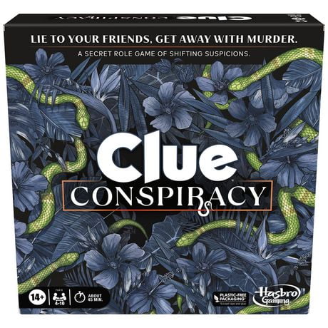 Clue Conspiracy Board Game for Adults and Teens - English Version