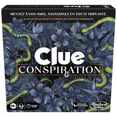 Clue Conspiracy Board Game for Adults and Teens - French Version