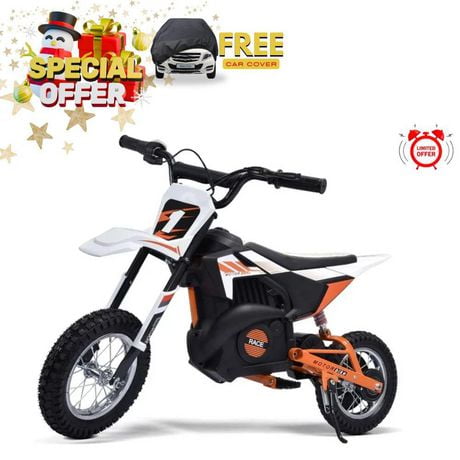 Vélo tout-terrain SuperMoto 24 V/250 W amélioré pour enfants - KidsVIP