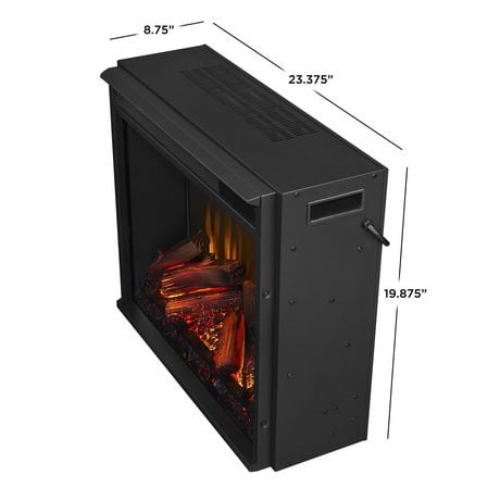Frederick Media Center Electric Fireplace In Chestnut Oak Canada Frederick Media Center Electric, Electric Fireplace Insert For Media Center