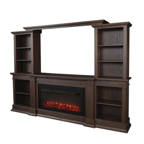 MonteVista Electric Media Fireplace in Chestnut Oak - Walmart.ca