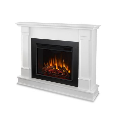 Silverton Electric Fireplace in White